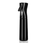 MaoXinTek Botella Pulverizador Agua Peluqueria Fina Niebla Pulverizador Continuo Pulverizador Recargable Vacío Spray Rizos pulverizar para Pelo Cara Plantas 300ML Negro