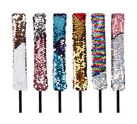 MaoXinTek Diademas Reversibles para Mujeres Linda Aro de pelo Brillante Antideslizante Estilo sirena Recuerdos de fiesta Decoración 6 PCS para ni?os ni?as mujeres encantadoras Hairband accesorios