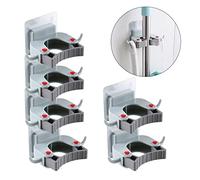 MaoXinTek Soporte para escobas y fregonas montaje en pared Organizador de Pared para trapeadores para casa jardín 6 Piezas
