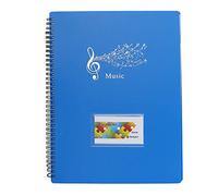 MaoXinTek Tamaño A4 Documento de Nota Musical 40 Bolsillos Carpeta Poseedor Caso Carpeta de partituras File Clef Canción de papel de almacenamiento, Bolsa porta documentos