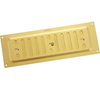 MAP 943-33 - Rejilla de ventilación ajustable de metal de 9 x 3 pulgadas, cubierta de rejilla de ladrillo individual (228 mm x 76 mm), color dorado