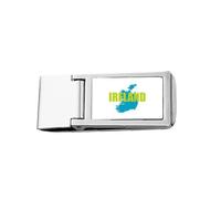 map Ireland EUAN Pastoral - Cartera de bolsillo con clip para dinero, acero inoxidable