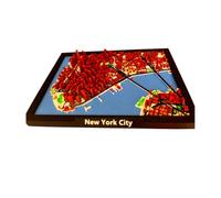 Mapa 3D New York City: Edición Coleccionista (19x14 cm)