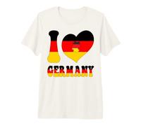 Mapa con la Bandera I Love Germany Berlin Proud To Be German Dad Mom Camiseta Premium