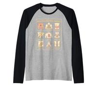 Mapa Corporal Emociones Psicología Vintage Camiseta Manga Raglan