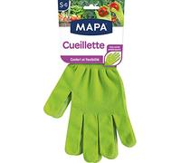 Mapa Cueillette - Guante de jardinería (poliamida, ultrasuave, cerdas antideslizantes, talla 6/S, 1 unidades)