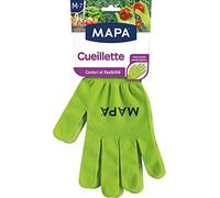 Mapa Cueillette - Guante de jardinería (poliamida, ultrasuave, cerdas antideslizantes, talla 7/M, 1 unidades)