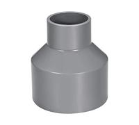 mapa de abastecimiento PVC DWV Reducción Acoplamiento Schedule 40 Gris 40mm x 75mm Socket
