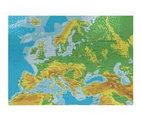 Mapa de alto detalle mapa de Europa con fronteras países ciudades rompecabezas para adultos 1000 piezas divertido desafiante regalo educativo arte decoración del hogar