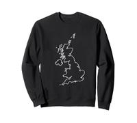 Mapa de Amantes de Reino Unido, Viajes Sudadera