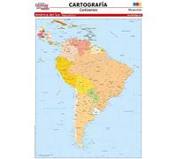 Mapa De América Del Sur. político | Láminas didácticas | Material escolar y educativo (cartografía)