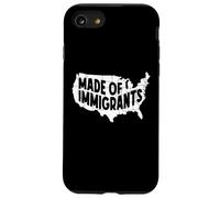 Mapa de bandera de Estados Unidos Inmigrantes Inmigrantes América Anti Racismo Carcasa para iPhone SE (2020) / 7 / 8