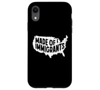 Mapa de bandera de Estados Unidos Inmigrantes Inmigrantes América Anti Racismo Carcasa para iPhone XR