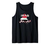 Mapa de Bandera de Irak Vintage para Amantes iraquíes 2026 Hombres, Mujeres y niños Camiseta sin Mangas