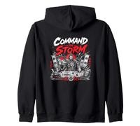 Mapa de Batalla del señor de la Guerra samurái Command The Storm Sudadera con Capucha