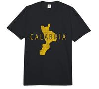 Mapa de Calabria Word Art - Recuerdo de Calabria Italia Comfort Colors Adult Heavyweight T-Shirt