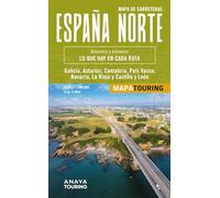 Mapa de carreteras de España Norte 1:340.000 - (desplegable) (Mapa Touring)