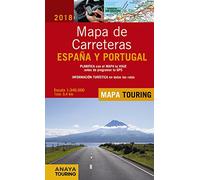 Mapa de Carreteras de España y Portugal 1:340.000, 2018 (Mapa Touring)