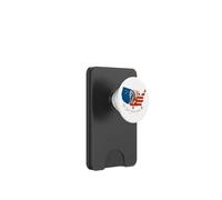 Mapa de Estados Unidos con Jefe Nativo Americano PopSockets PopWallet para MagSafe