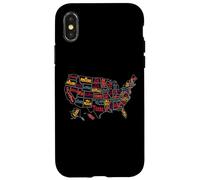 Mapa de Estados Unidos de América: Coleccionable para Hombres y Mujeres Carcasa para iPhone X/XS