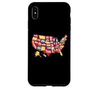 Mapa de Estados Unidos de América: Coleccionable para Hombres y Mujeres Carcasa para iPhone XS MAX