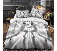 Mapa de fantasía Funda de Edredón Estampado 3D Juego de 3 Piezas Cierre de Cremallera Oculta incluye Fundas de Almohada Lavables Dibujado a mano Funda Edredon for Ancianos Super king（260x220cm）