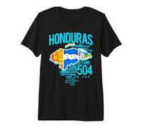 Mapa de Honduras Camiseta Premium