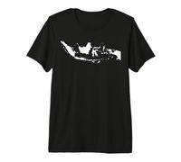 Mapa de Indonesia: Diseño icónico del archipiélago Camiseta Premium