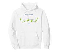 Mapa de Islas Canarias Tenerife Gran Canaria La Gomera Lanzarote Sudadera con Capucha