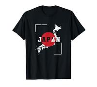 Mapa de Japón Geografía y Cultura Camiseta