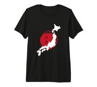Mapa de Japón T de Japón para la Cultura de Japón y el Regalo del Amante Camiseta Premium