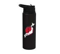 Mapa de Japón T de Japón para la cultura de Japón y el regalo del amante Stainless Steel Insulated Water Bottle