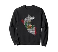 Mapa de la bandera de Perú, Piruw, Piruwxa, Perú en idiomas del mundo Sudadera