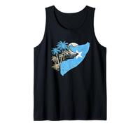 Mapa de la Bandera de Somalia diseño de Orgullo de Isla Camiseta sin Mangas