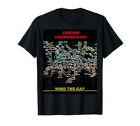 Mapa de la camiseta del metro de Londres "Mind The Gap" Camiseta