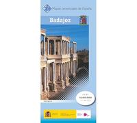 Mapa de la provincia de Badajoz a escala 1:200.000. Proyección UTM. Incluye sombreado de relieve. Dimensiones: 100 x 138 cm.