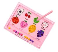Mapa de Laberinto Magnético, Color Magnético y Laberinto Digital | Fine Motor Skillement Playset - Fruit Color Learning Toys for Toddler Pressive de Concentración para Les