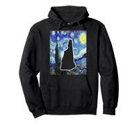 Mapa de New Hampshire State Starry Night New Hampshire Sudadera con Capucha