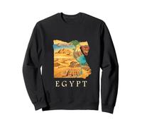 Mapa de raíces egipcias - Pirámides de El Cairo Giza Egipto Souvenir Sudadera