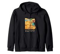 Mapa de raíces egipcias - Pirámides de El Cairo Giza Egipto Souvenir Sudadera con Capucha