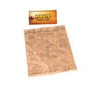 Mapa De Tesoro Pirata Disfraz Elegante Para Fiesta Prop Mapa Beige