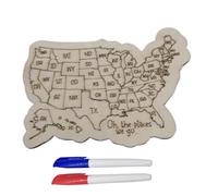 Mapa de viaje de Estados Unidos 3D - Mapa de madera de Estados Unidos 3D para viajes, póster de mapas de EE. UU., arte de pared de geografía para aprender, decoración de pared multifuncional, letrero