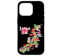 Mapa de Viaje de la Bandera de Japón Orgullo japonés Okinawa Tokio Love Carcasa para iPhone 16 Pro
