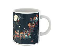 Mapa De Viaje De La Isla De Japón Lugares De Interés Y Cultura Japoneses Tazas De Regalo Cerámica Tazas Té Graciosa Tazón De Café Regalos Novedosos Para Novios Navidad Colegas 330Ml