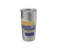 Mapa del contorno del estado de Wisconsin EE. UU. Vaso térmico de acero inoxidable de doble pared
