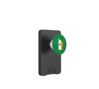 Mapa del estado de Wisconsin, bandera irlandesa, día de San Patricio PopSockets PopWallet para MagSafe