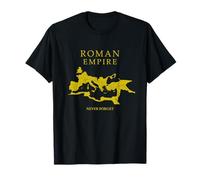Mapa del Imperio Romano - Never Forget - SPQR Roma Camiseta