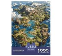 Mapa del Mundo 1000 Piezas Rompecabezas Juego De Familia Clásico Maravilloso Puzzle Bonita Decoración Rompecabezas para Adultos Y Niños 70x50cm/1000pcs