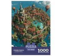 Mapa del Mundo 1000 Piezas Rompecabezas Juego De Familia Creativo Maravilloso Puzzle Juego De Desafío Único para Regalos De Viaje, Presente 38x26cm/1000pcs