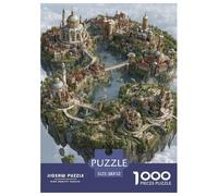 Mapa del Mundo 1000 Piezas Rompecabezas Juego De Familia Creativo Maravilloso Puzzle Regalo para La Relajación para Regalos De Viaje, Presente 52x38cm/1000pcs